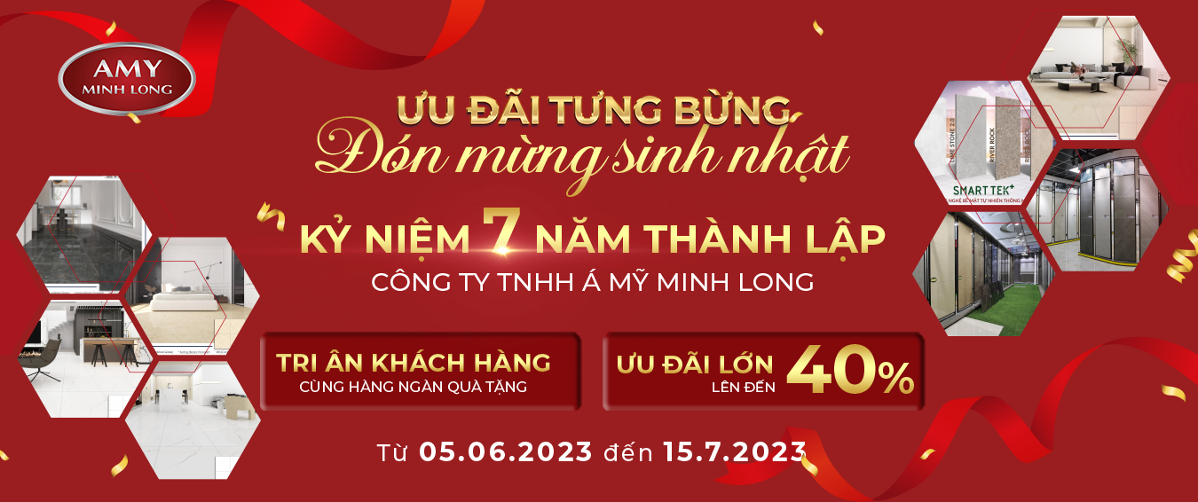 Chương trình ưu đãi mừng sinh nhật Á Mỹ Minh Long