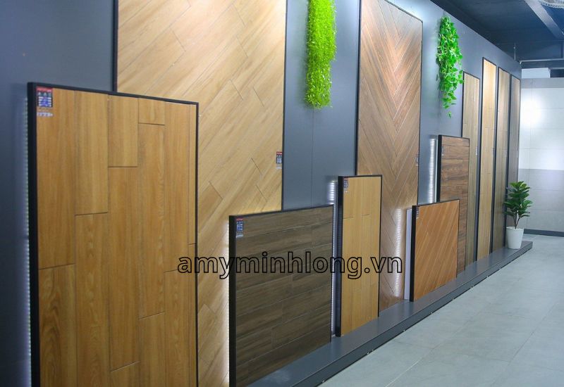 Sàn gỗ SPC tại Showroom Á Mỹ Minh Long