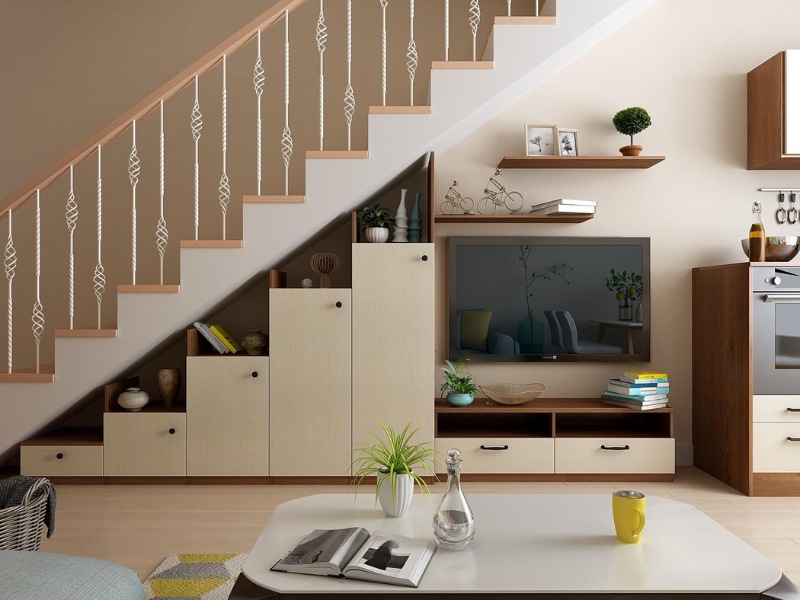 Thiết kế gầm cầu thang đẹp và tiện ích