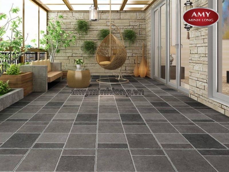 Gạch lát sân với vẻ đẹp hiện đại